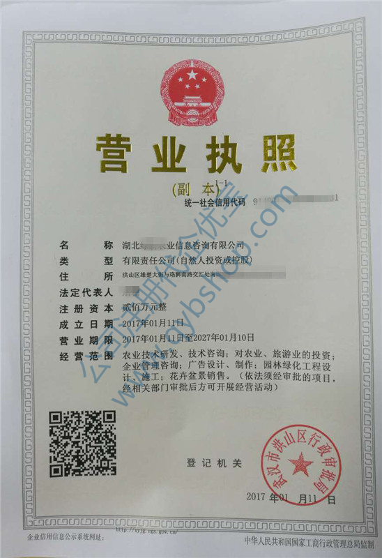 农业咨询类公司